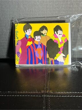 Vintage Psychedelic Pop Art Beatles Yellow Submarine Note Card Set of 9